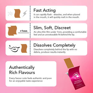 Bandelettes orales d'ergothionéine à succès pour la santé mitochondriale et la fonction cognitive, saveur personnalisable pour les marques mondiales - Product Image 3