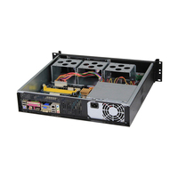 Châssis serveur 2U 19 "ordinateur industriel monté en rack pc ipc i3 /i5 / i7 en option