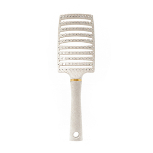 Vendita calda portatile soffice pettine da massaggio di alta qualità e materiale di paglia ecologico Anti groviglio spazzola per capelli - Product Image 4