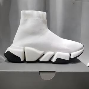 Chaussures décontractées de luxe 2.0 de haute qualité pour hommes BalenSpeed, baskets tendance à semelle épaisse et coussinée, style chaussette - Product Image 2