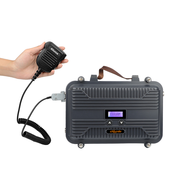 Chierda V9 Grey 15W Long Distance Analog Walkie Talkie Repeater VHF UHF Portable with Wide/Narrow Bandwidth