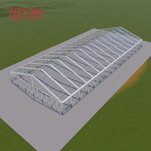 Carpa de Fiesta Personalizada de PVC Transparente con Techo de Aluminio, Tamaño Grande 30x60 40x80 - Product Image 1