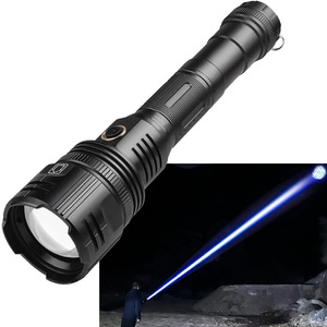 XHP90 ไฟฉายซูมแบบชาร์จไฟได้ 30W LED แสงสีขาวไฟฉายยุทธวิธีระยะไกล - Product Image 2