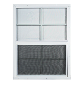 Vente d'usine : Fenêtre coulissante en aluminium à double vitrage avec moustiquaire en acier inoxydable - Product Image 1