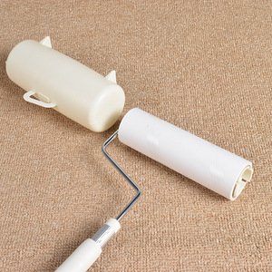 便携式加长链滚轮拖把家用手动粘绒滚轮头地毯地板可拆卸滚轮拖把 - Product Image 6