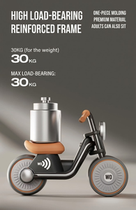 Bicicleta de Equilibrio para Bebés, 2700 Unidades por Contenedor, <span class=keywords><strong>Triciclo</strong></span> Infantil de PP Ecológico con Manillar, Caja de Regalo a Color, Ruedas de Espuma Silenciosas - Product Image 4