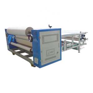 Machine de sublimation à grande vitesse pour textiles en rouleau, polyester, jersey, cylindre large de 66 pouces, avec chauffage par tambour à huile, presse à chaud et calandreuse - Product Image 5