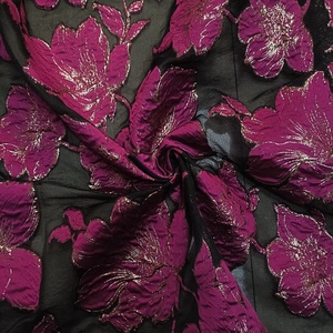 Mùa Xuân Bộ Sưu Tập Thời Trang Hoa Mô Hình Thổ Cẩm Organza Jacquard Vải Cho Ăn Mặc - Product Image 3