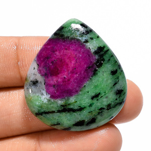 Classique de qualité supérieure 100% rubis naturel Zoisite coeur forme Cabochon pierre précieuse en vrac pour la fabrication de bijoux - Product Image 5