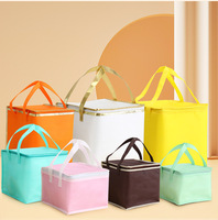 Bolsa Térmica Extra Grande para Compras, Resistente, Aislada, Reutilizable, con Cierre, Material Tejido Moderno, Logotipo Personalizado