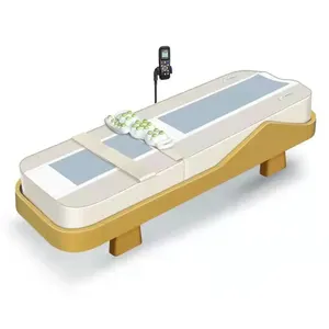 Aluminum Bedsteak Jade Roller Kneading Heating Shiatsu Electric Massage table Whole Body Korea Massager Bed