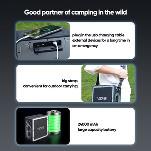 Altavoz Portátil VIDVIE <span class=keywords><strong>X</strong></span> de Metal Resistente, Subwoofer de Bajos de 150 W, Altavoz Inalámbrico para Fiestas, Karaoke, Altavoces <span class=keywords><strong>BT</strong></span> con Micrófono - Product Image 3