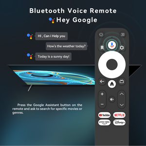 Téléviseur intelligent 4K Android 14 original certifié GD1 avec commande vocale 5.0, 2 Go/16 Go, Amlogic S905, pour Assistant, en promotion - Product Image 2