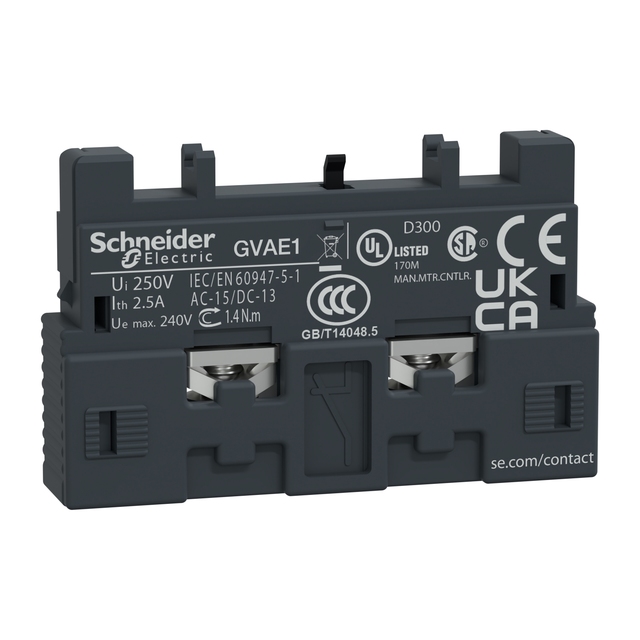 A Brand New High Gvae1 Contact Block 1no 1nc Front Mount for Motor Advanced Factory Plc