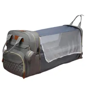 다기능 개인 접이식 기저귀 가방 아기 여행 침대