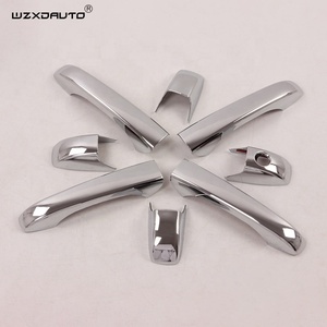 WZXD Cache-poignée de porte chromé ABS en plastique pour Grand 2014, pour 2007 2017 - Product Image 5