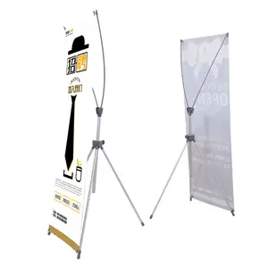 Trípode de Marco x ajustable de aluminio 60*160cm 80*180cm América portátil x soporte de banner para promoción
