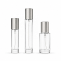 Botol Parfum Mini Kaca 10ml 15ml Grosir, Botol Semprot Sampel Wewangian Perjalanan dengan Leher Crimp Kosong