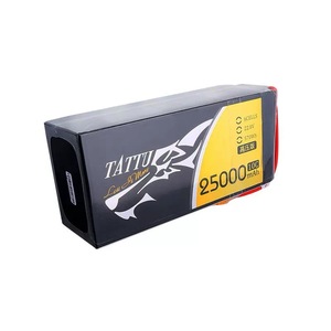 Batería de Polímero de Litio TATTU de Alta Potencia, Edición 25000 mAh, 6S, 22.8 V, 10C, Color Negro, Accesorios Estables - Product Image 2