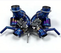 Collecteur d'échappement complet en titane haute performance avec valve X-Pipe pour McLaren 600LT 2020