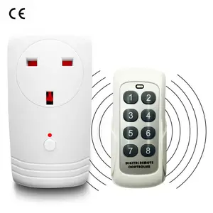UK EU US 10A Wireless Smart Home Remote Control Power Outlet Plug remote control 1 to 1 2 3 Many Multi Power Socket