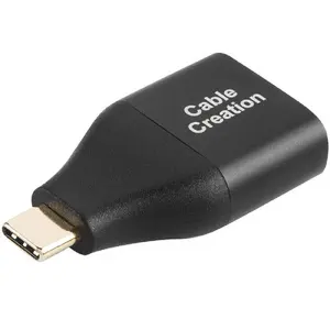 CableCreation taşınabilir tip C HDMI dişi dönüştürücü USB C HDMI adaptörü 4K