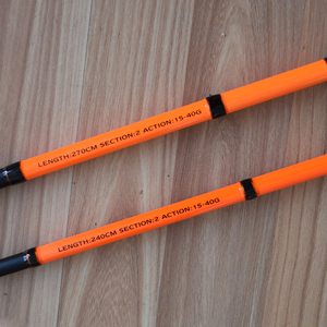 2.4m/2.7m <span class=keywords><strong>truite</strong></span>/jiging ultra <span class=keywords><strong>léger</strong></span> haute fibre de carbone M Power M action de pêche 2 sections canne à leurre spinning - Product Image 3