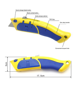 Cuchillo de uso general resistente Lodaing automático y caja de cambio rápido de cuchillas fácil Cortador de techos Cuchillos personalizados - Product Image 6