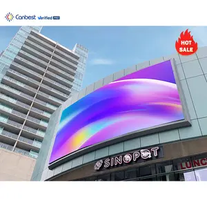 Outdoor P6 P8 P10 Fixed Led Sign Board Screen For Advertising Waterproof Building Led Billboard Display Panels