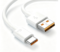 Câble de charge Yiran USB-A vers Type-C, lot de 2, 6FT/1.8M, charge rapide 3A, conducteur en cuivre pur