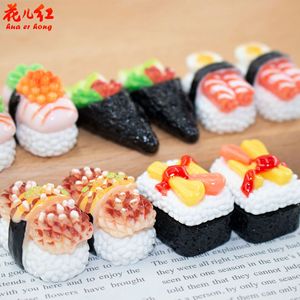 ชุดตุ๊กตาทำอาหารซูชิแบบม้วน 3 มิติ ใหม่ล่าสุด พร้อมชาร์มตกแต่งเคสมือถือ DIY ด้วยเทคนิคการเคลือบน้ำมัน รูปผลไม้/อาหาร - Product Image 3