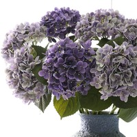 Fleur artificielle Hortensia français style européen, toucher doux et hydratant, pour décoration de mariage et de maison