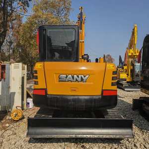 Sany SY60C Mini pelleteuse d'occasion à vendre Bon prix 6 tonnes Poids opérationnel Moteur Yanmar Mini Digger de marque - Product Image 4