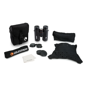 Binocolo <span class=keywords><strong>Celestron</strong></span> TrailSeeker ED <span class=keywords><strong>10x42</strong></span> compatto per birdwatching e attività all'aperto, prisma a tetto BaK4 - Product Image 5