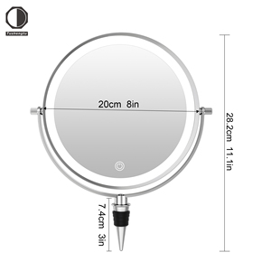 Led nhà hàng chai rượu vang bảng Gương điều khiển cảm ứng không dây hiện đại xách tay không dây có thể sạc lại trang trí nội thất ánh sáng - Product Image 6