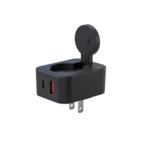 Base de charge sans fil portable 3-en-1 PD20W + 3W pour chargeur sans fil Apple/Samsung Watch pour série 10/9/8/7/6/5