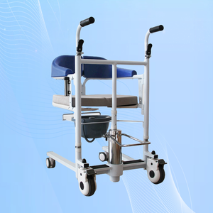 <span class=keywords><strong>Fauteuil</strong></span> roulant pour <span class=keywords><strong>personne</strong></span> <span class=keywords><strong>âgée</strong></span> avec toilettes intégrées, chaise de transfert pour patient avec roues pour la douche à domicile pour personnes handicapées - Product Image 5
