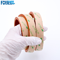 Bande carrée en mousse de silicone adhésive, résistante aux hautes températures et aux intempéries, pour l'étanchéité des portes d'armoires
