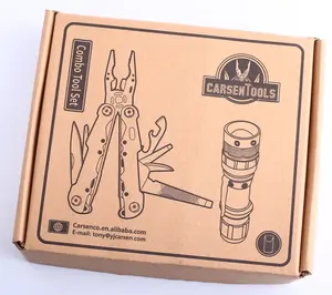 Plataforma de comercio electrónico, gran oferta, combinación de herramientas múltiples con juego de luces LED, fantástico juego de regalo para <span class=keywords><strong>el</strong></span> kit de herramientas de supervivencia del Día del Padre - Product Image 6