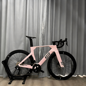 Vélo de route aérodynamique en fibre de carbone KOZO, vente en gros directe d'usine, 700C <span class=keywords><strong>Shimano</strong></span> <span class=keywords><strong>105</strong></span> 24 vitesses, frein à disque hydraulique, vélo de course léger, OEM - Product Image 1