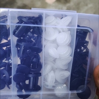 HE26 100 pièces – Rivets à pression pour pare-chocs, garnitures de porte, panneaux – Fixations universelles
