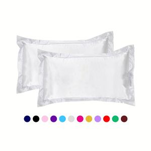 Taie d'oreiller en satin de soie de haute qualité, douce et soyeuse, personnalisable, vente en gros, cadeau promotionnel - Product Image 2