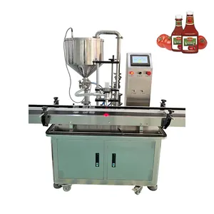 High Quality Automatic Cheap Piston Pneumatic Tomato Paste Ketchup Sauce Corrosive Liquid Foam Filling Machine