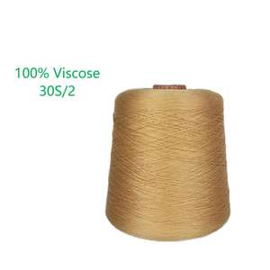 Campione gratuito di fabbrica colore lucido morbido e leggero al <span class=keywords><strong>100</strong></span> filato di viscosa - Product Image 2