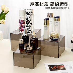 <b>Acrylic</b> Square <b>Display</b> Stand <b>Box</b> 12 Mm Thickness Multipurpose Storage Makeup Jewelry <b>Display</b> Rack - Product Image 4
