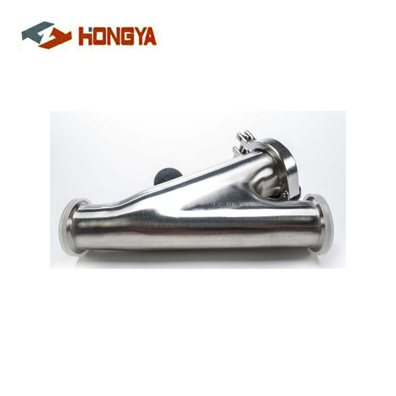 SS304 гигиенический тройной зажим обратный клапан из нержавеющей стали