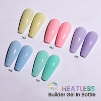 Gel d'extension d'ongles indolore personnalisé OEM ODM en bouteille, gel UV souple à retirer par trempage, fournitures pour ongles pour usage en salon