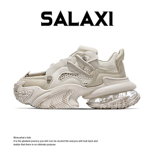 Tênis Chunky com Amortecimento de Ar Designer Unissex, Sapatos de Plataforma para Corrida e Caminhada, Respirável, Absorção de Impacto, Sola Grossa, Conforto Garantido - Product Image 3