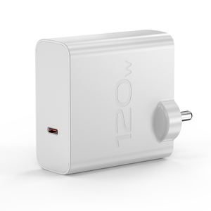 <span class=keywords><strong>Cargador</strong></span> de Pared Ultra Rápido Tipo-C de 100W PD120W/45W con Certificación Bis de India, Compatible con PPS para Oppo, Vivo y Portátiles - Product Image 1