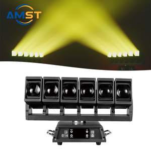 Ed INI ving oving 6 EAD eeam ight 6 uds. 60W wwinging Moving bar Ave bar nake AMP mx512 onontrol <span class=keywords><strong>para</strong></span> Vent J - Product Image 3